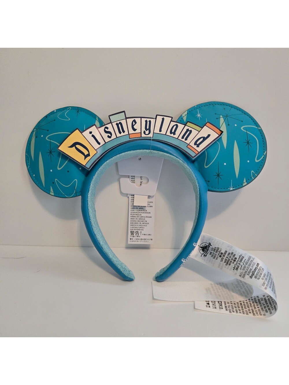 Disneyland Parks Marquee Sign Mickey Minnie Mouse Ear Headband NWT